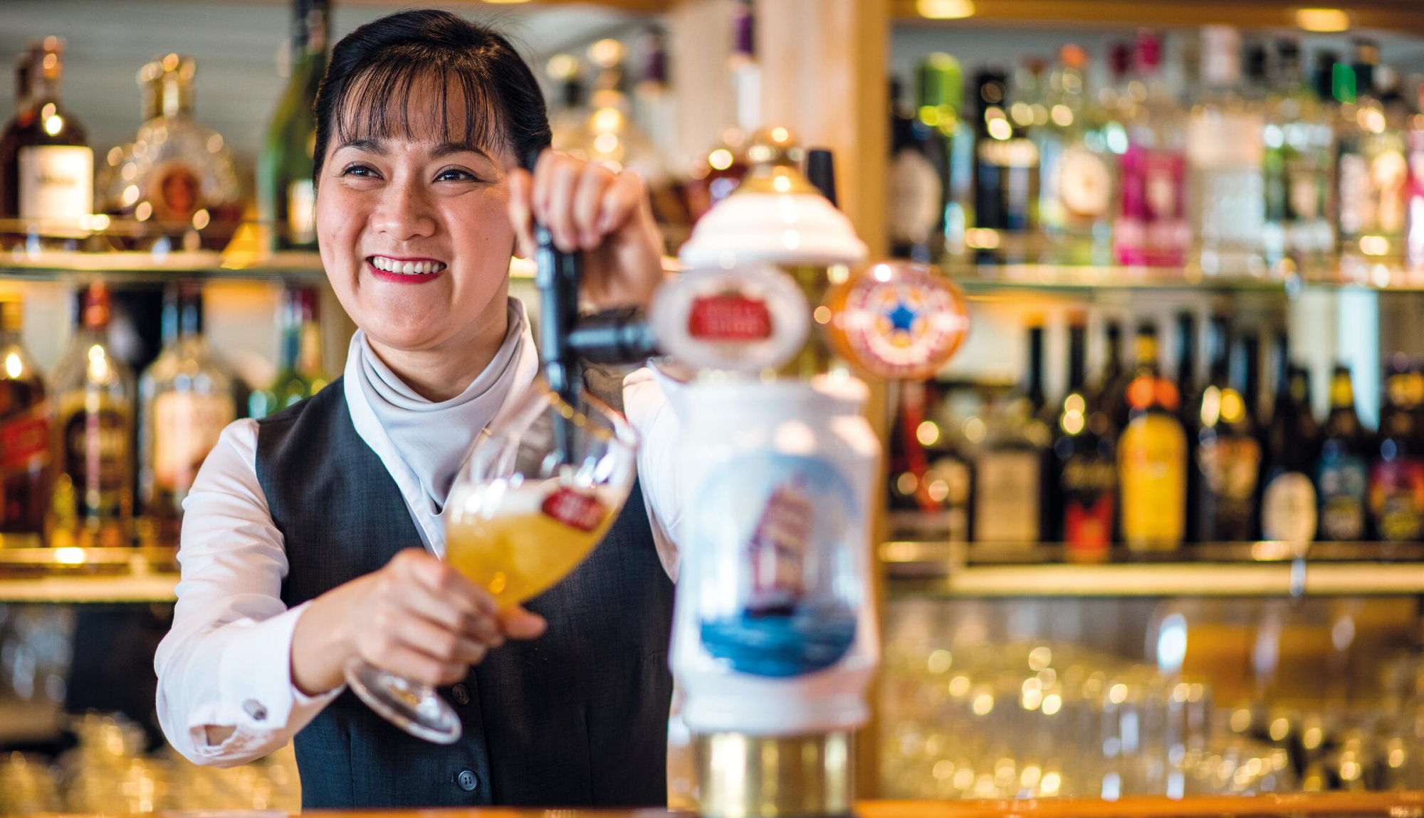 Fred Olsen Cruises Drinks Packages - Bar Team Stella Artois