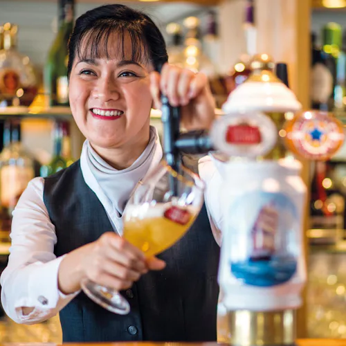 Fred Olsen Cruises Drinks Packages - Bar Team Stella Artois