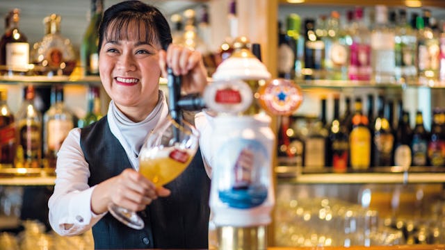 Fred Olsen Cruises Drinks Packages - Bar Team Stella Artois