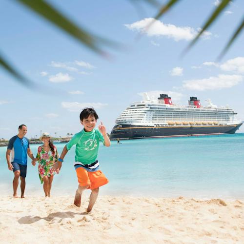 Disney Cruise Line Castaway Cay - Family beach