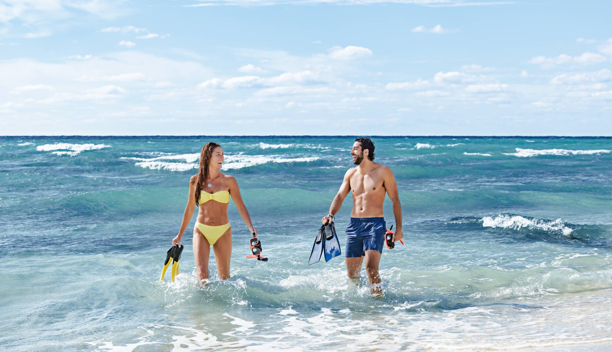 Princess - Princess Cays - couple snorkelling