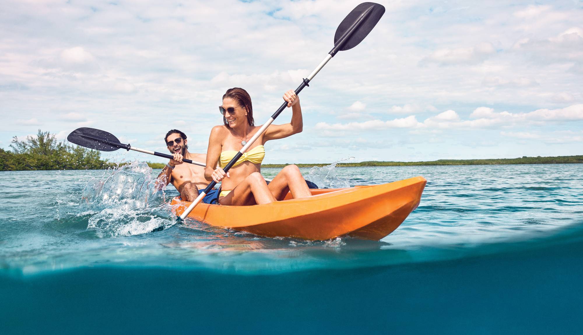 Princess - Princess Cays - couple kayak excursion