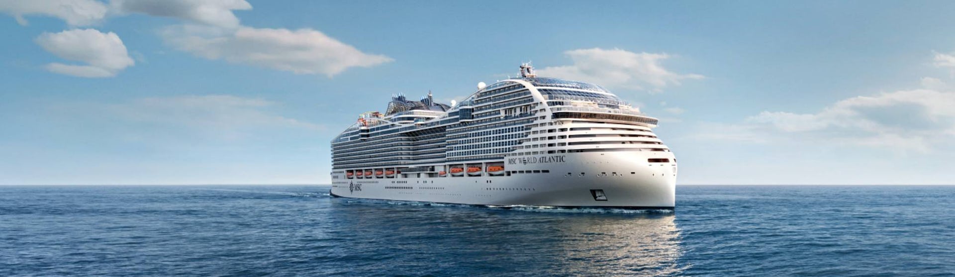 MSC World Atlantic at sea