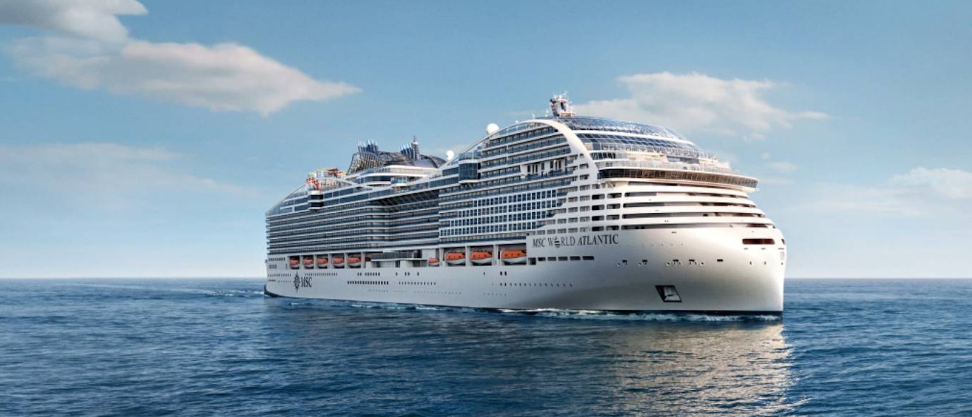 MSC World Atlantic at sea