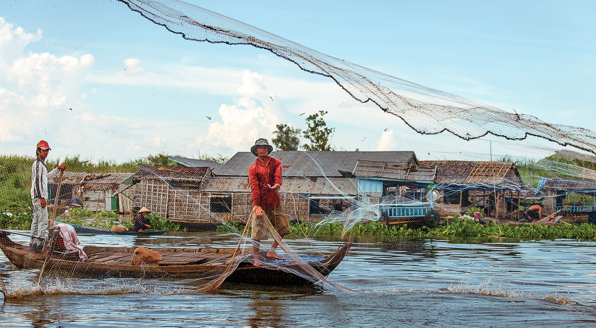 Mekong River Fisherman Boat