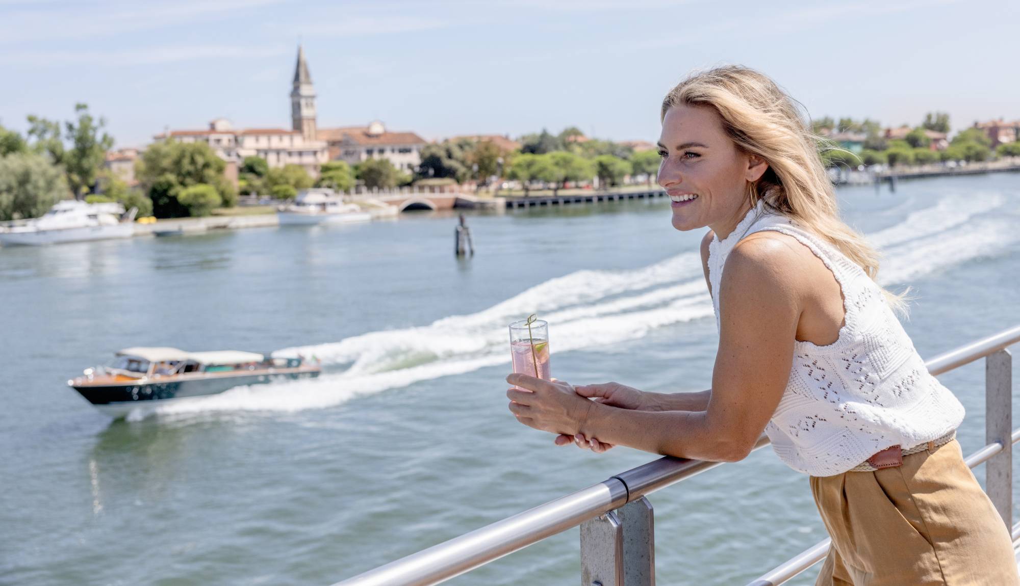 Uniworld River Cruises - Venice top deck views