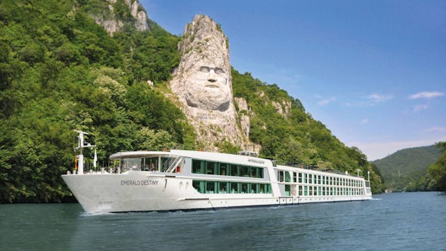 Iron Gates Gorge on the Danube River