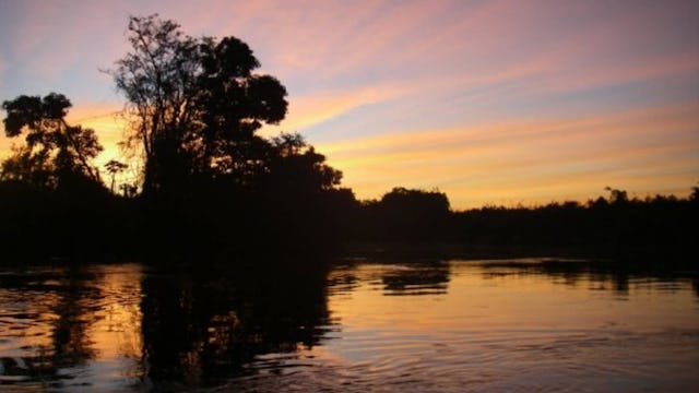 Sunset in the Peruvian Amazon - Amazon River Cruises