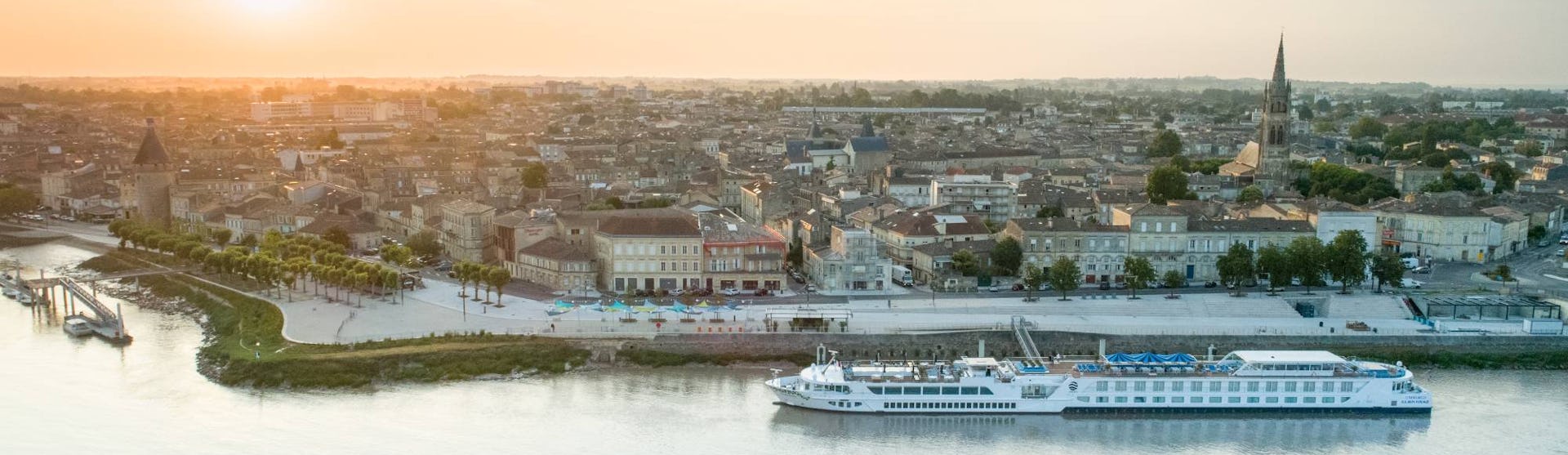Bordeaux River Cruises - Uniworld S.S. Bon Voyage docked in Bordeaux