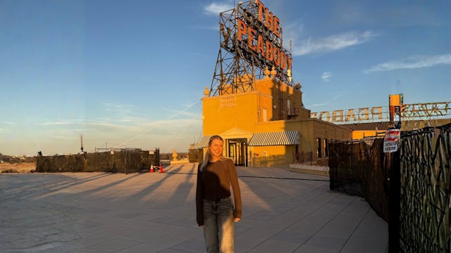 Jess at the Peabody Hotel, Memphis