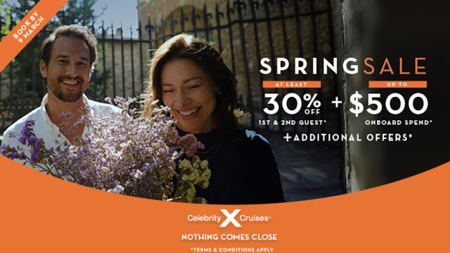 Celebrity Cruises Spring Sale
