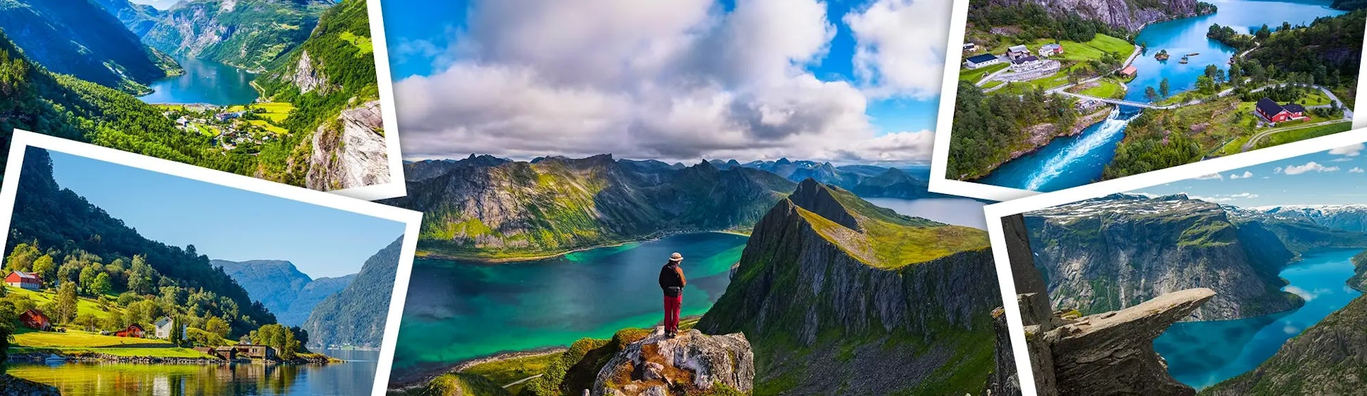 Collection of Norwegian Fjords images which you can visit on a cruise