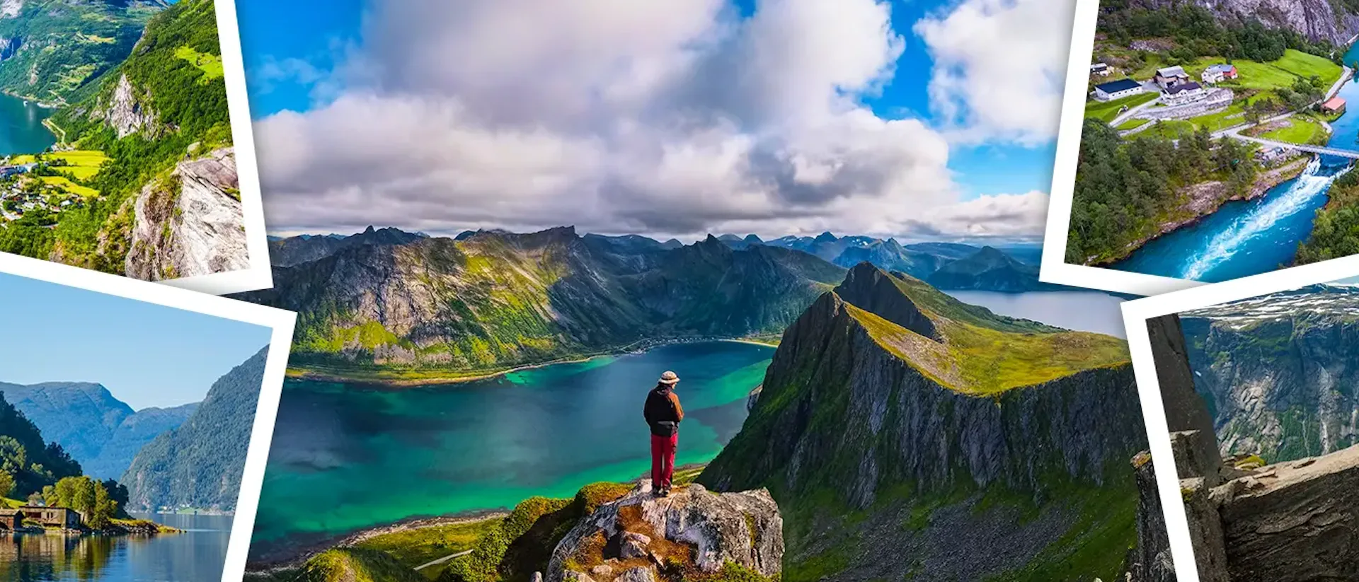 Collection of Norwegian Fjords images which you can visit on a cruise