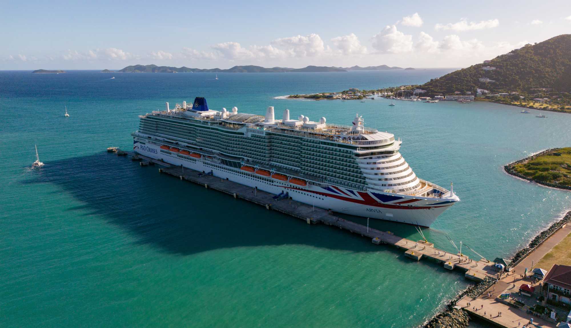 P&O Arvia in the Caribbean