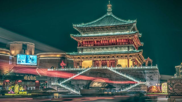 China - Xian Bell Tower and Drum Tower
