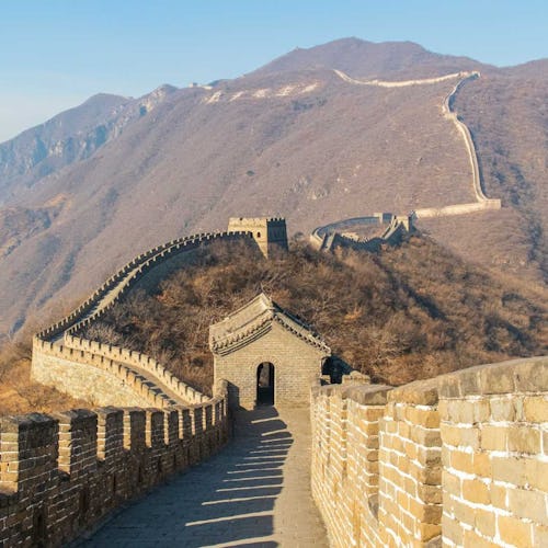 China - Great Wall of China autumn