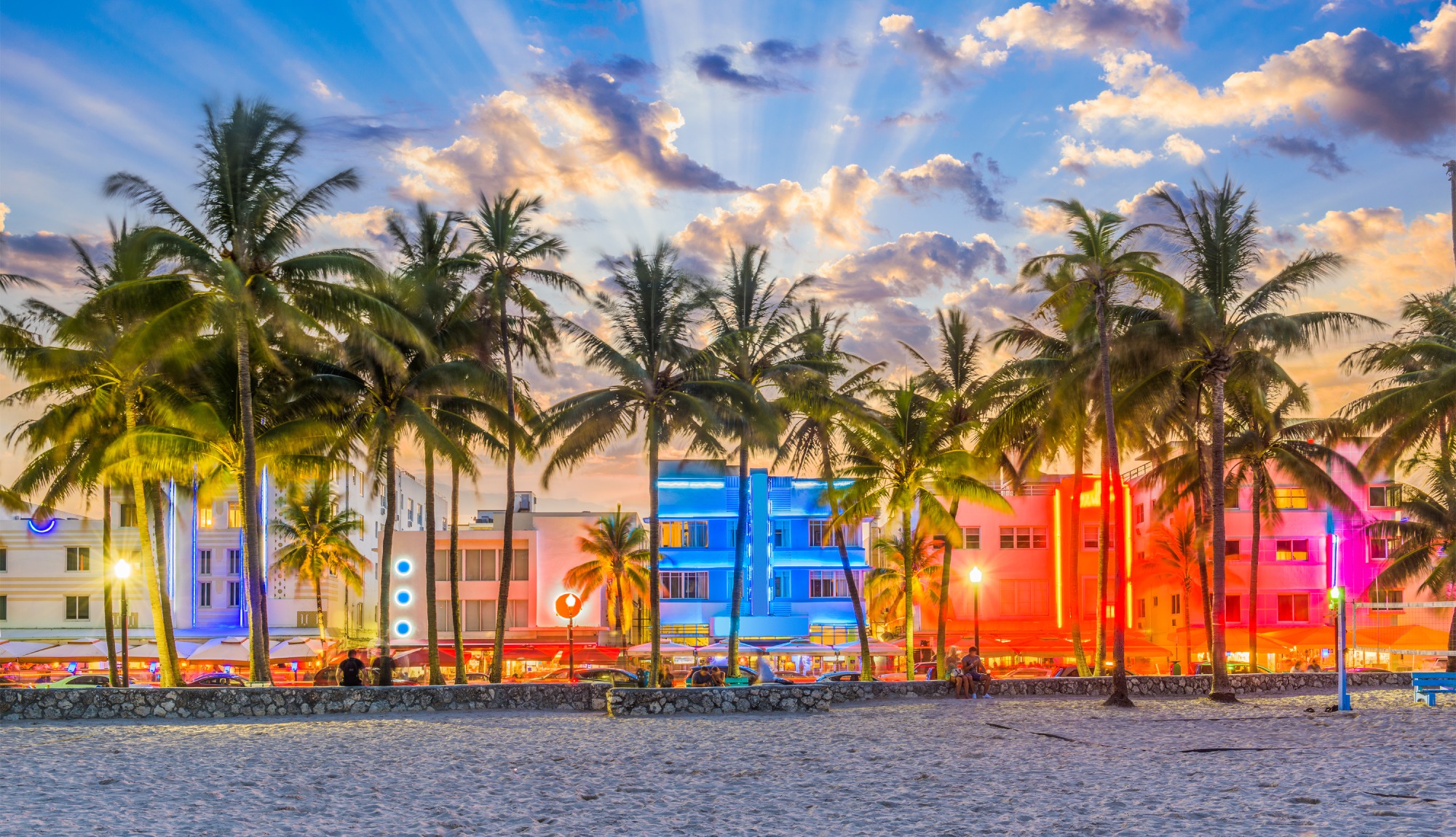 Miami South Beach Colours