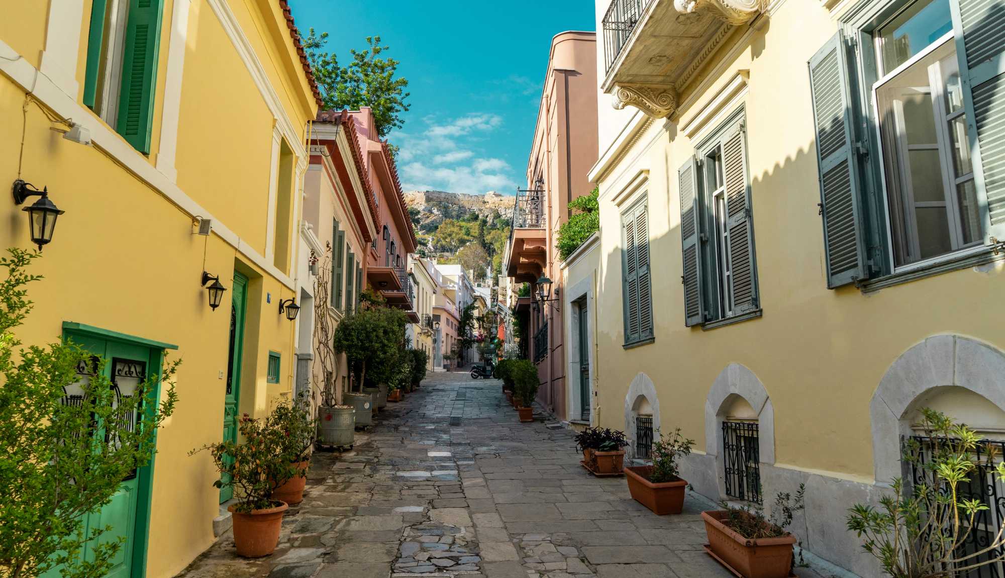 Athens, Greece - Plaka Neighbourhood