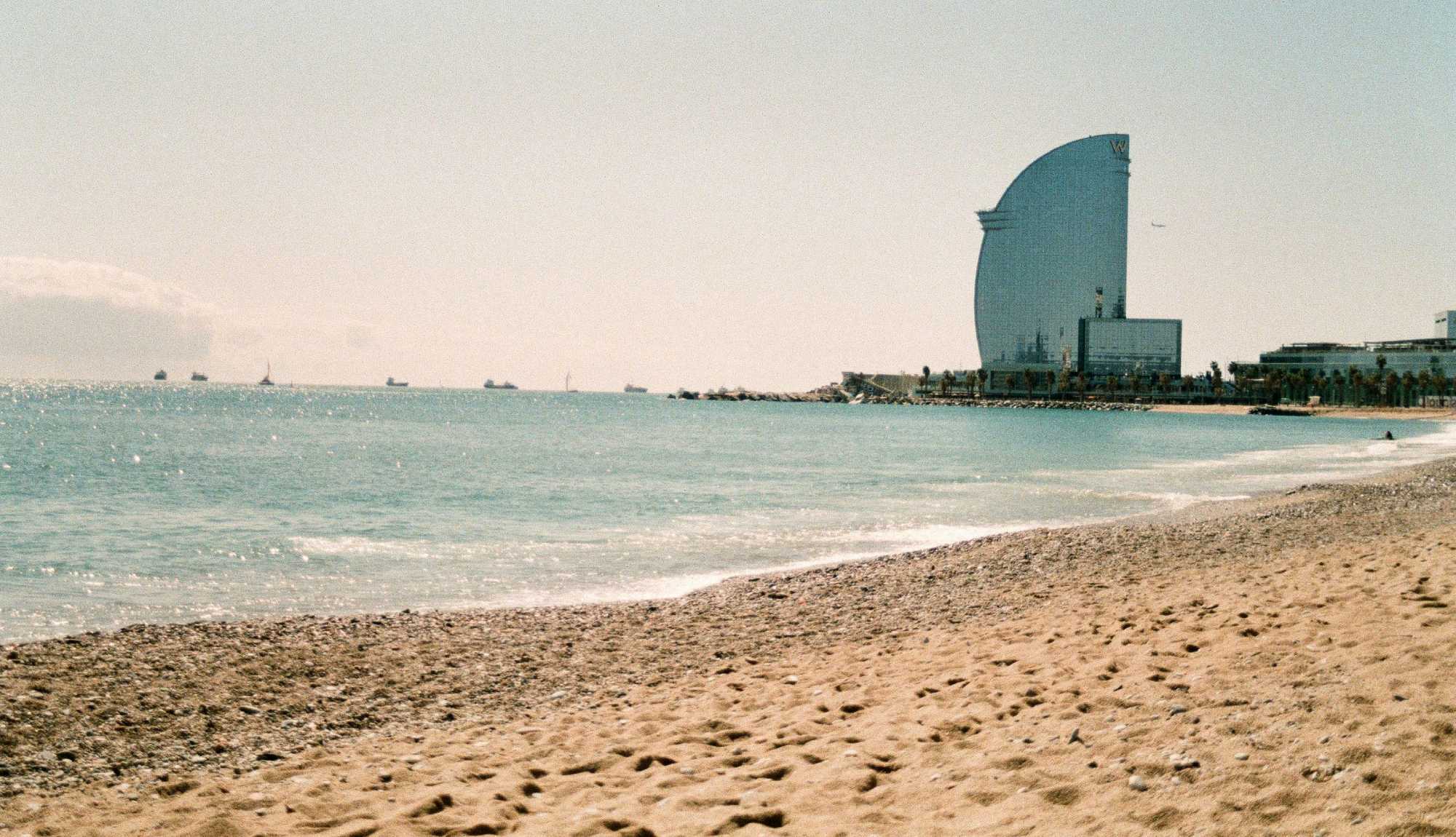 Barcelona, Spain -Barceloneta Beach