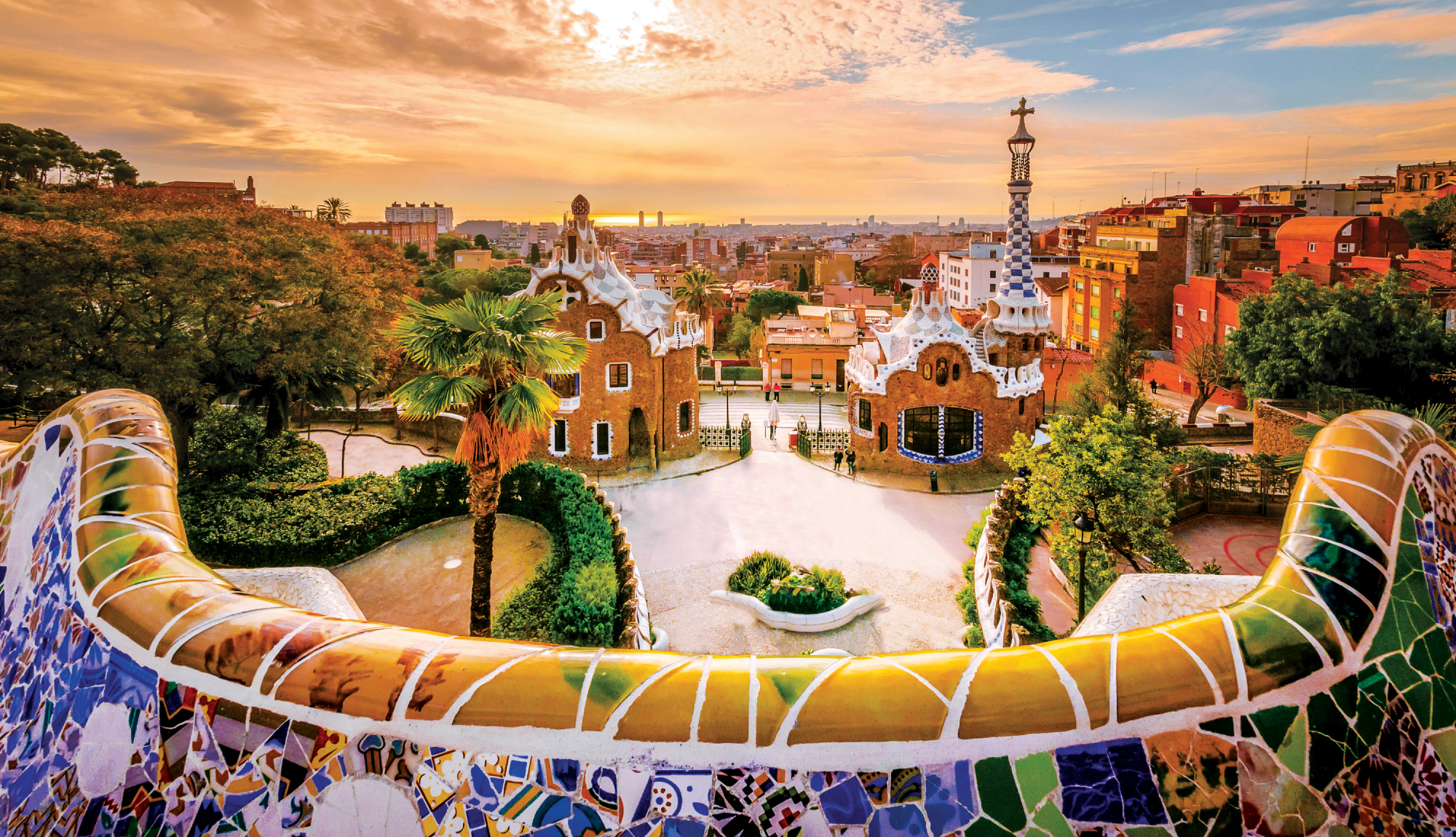 Barcelona, Spain - Parc Guell 