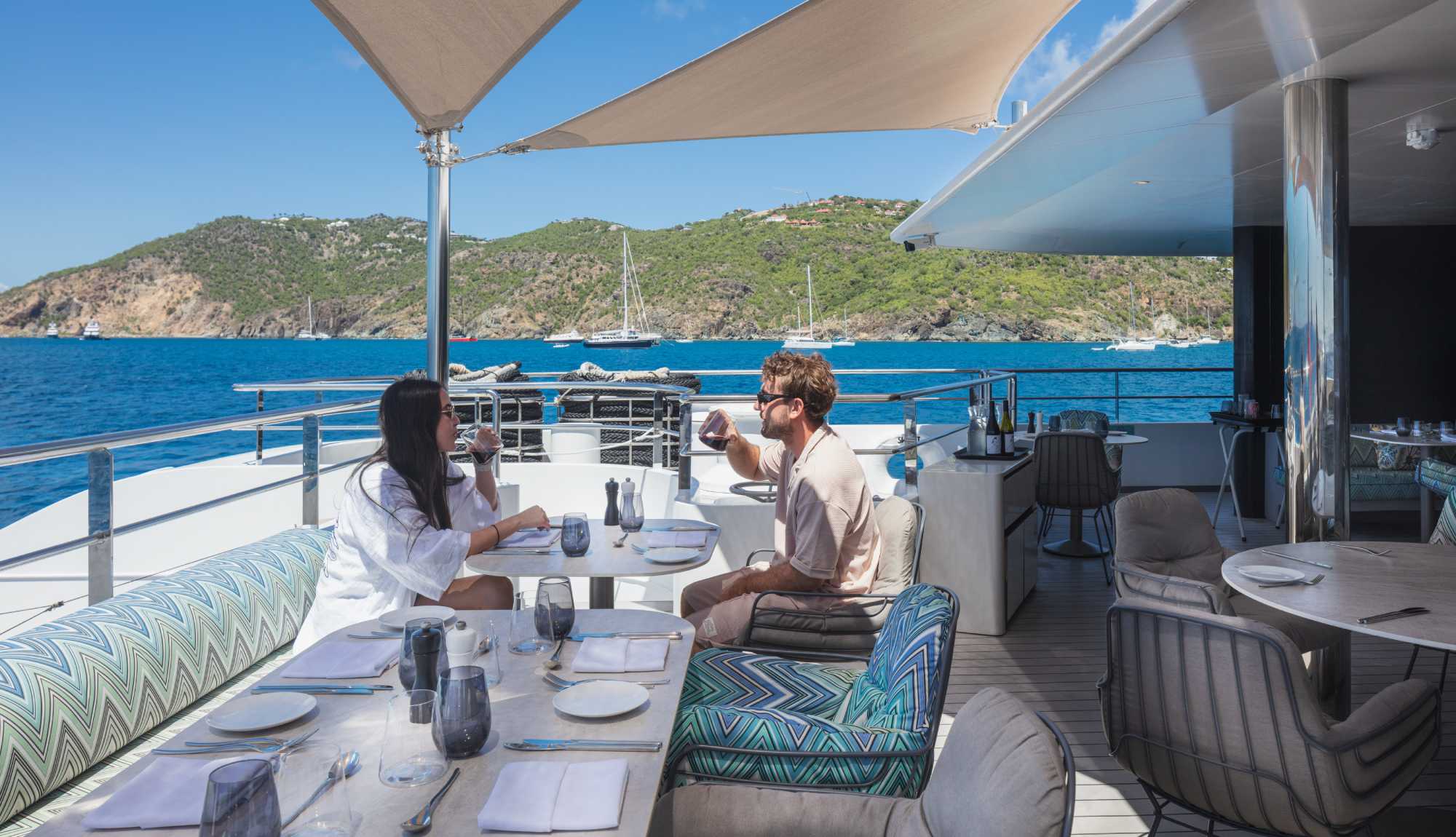Emerald Yacht Cruises - Emerald Sakara in St Barts