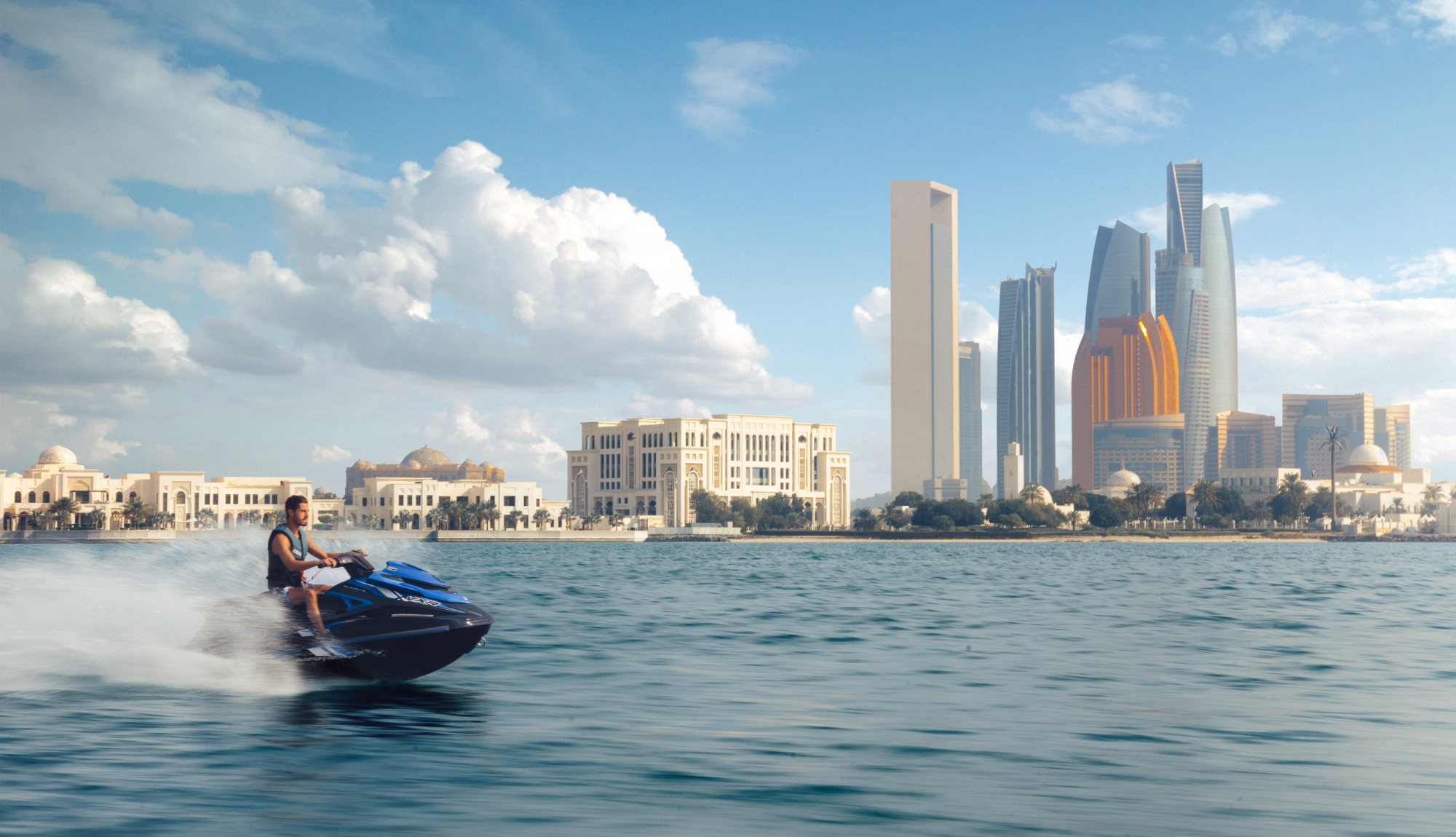 Abu Dhabi, UAE - Jetski by Corniche