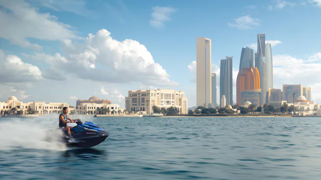 Abu Dhabi, UAE - Jetski by Corniche