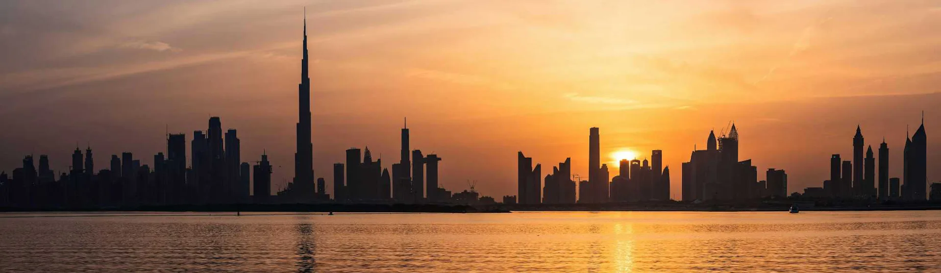 Dubai - Skyline at Sunset