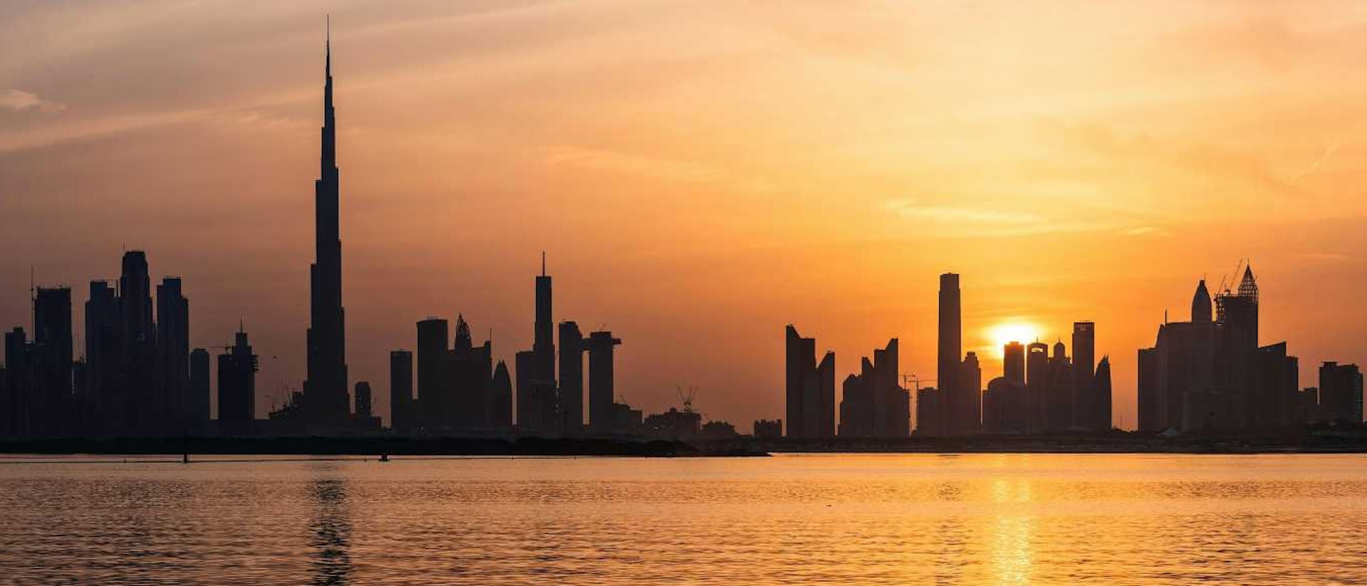 Dubai - Skyline at Sunset