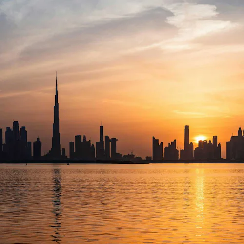 Dubai - Skyline at Sunset