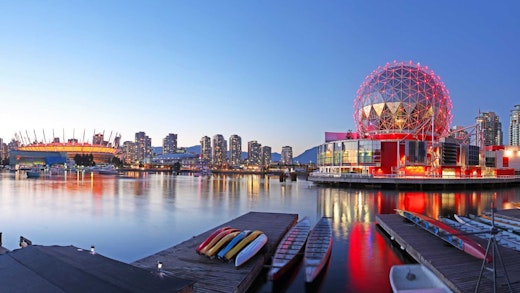 Vancouver - Skyline at dusk