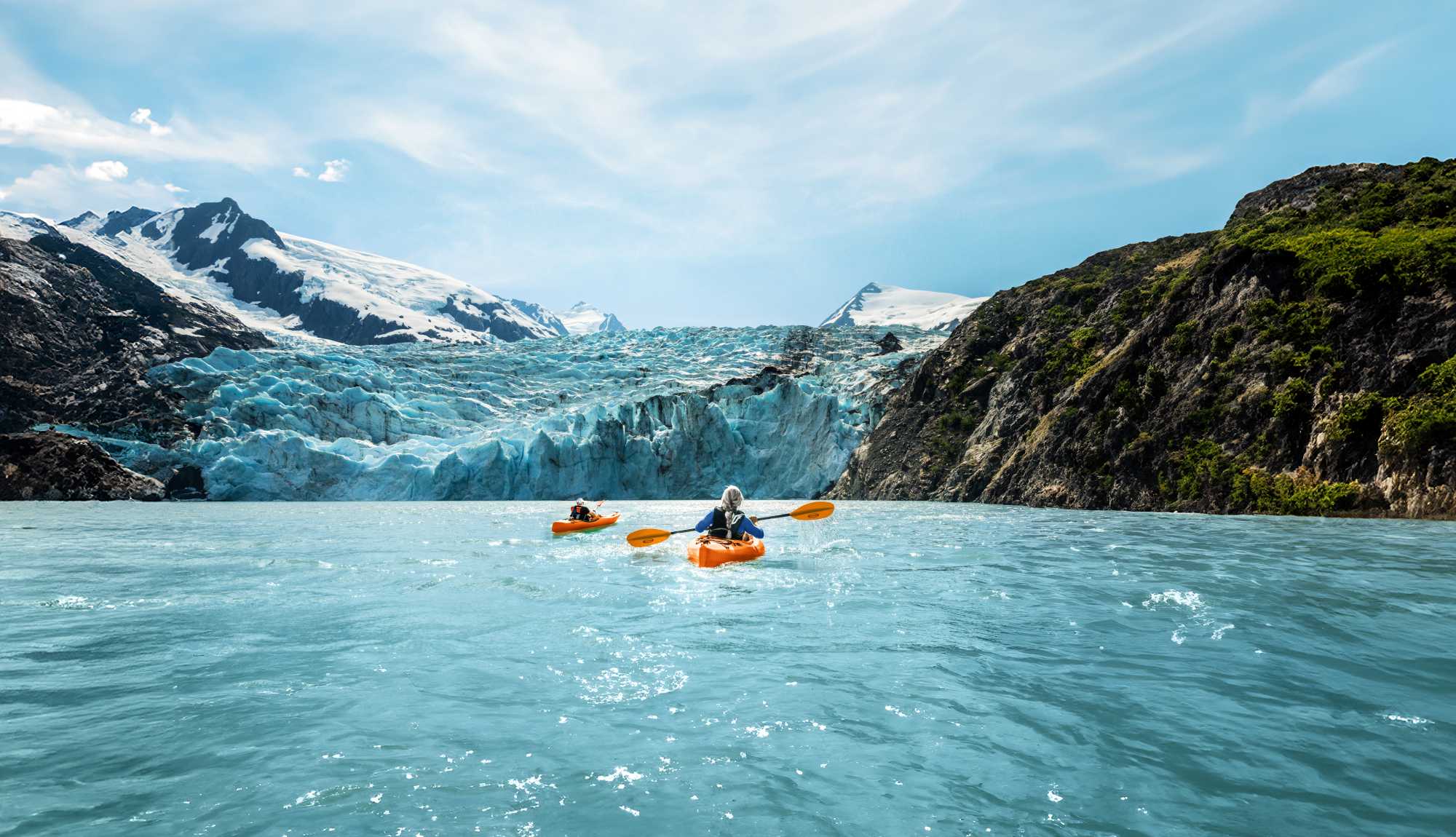 Whittier - Portage Lake and Glacier Alaska