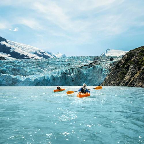 Whittier - Portage Lake and Glacier Alaska