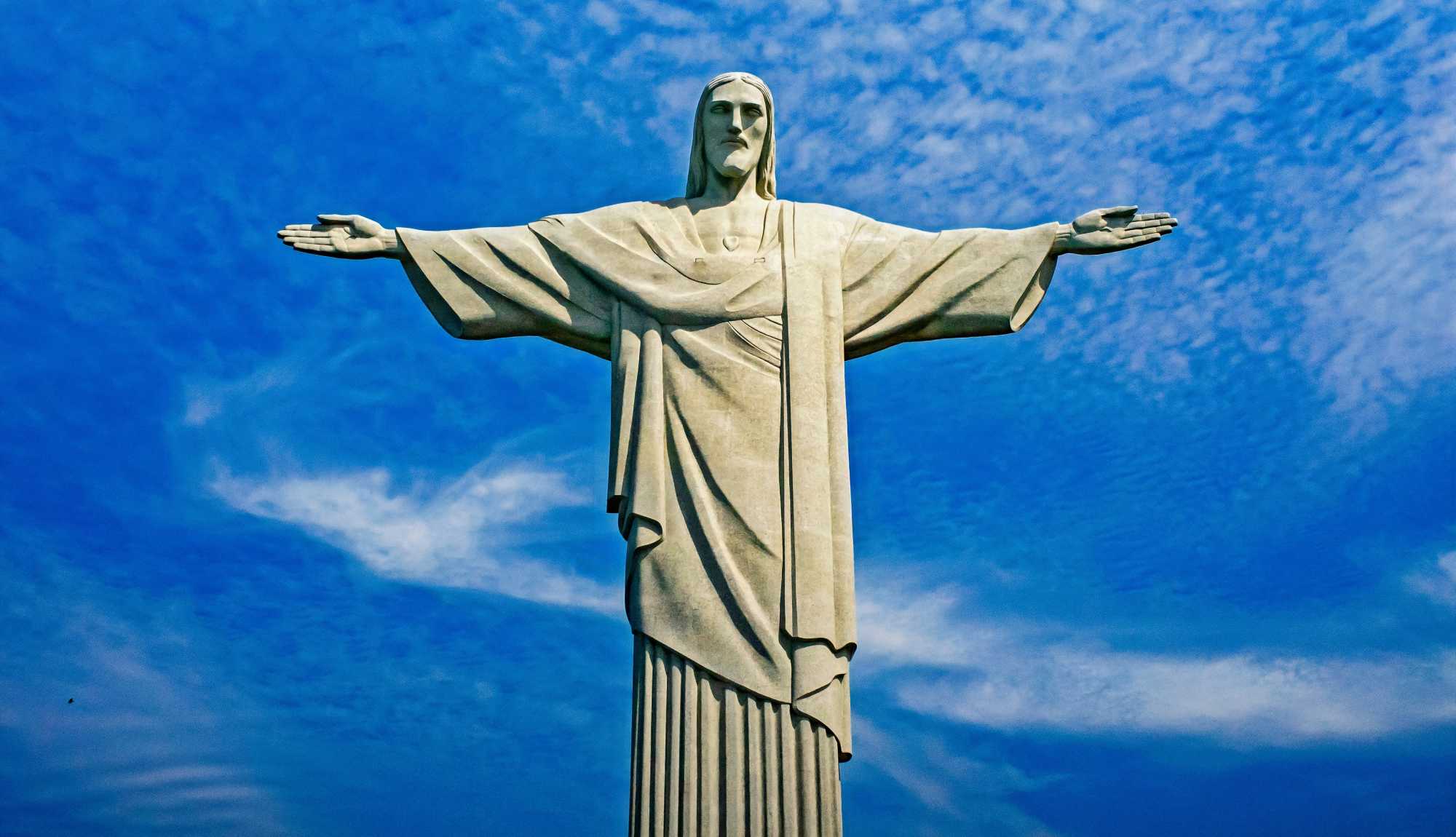 Rio de Janeiro, Brazil - Christ the Redeemer Close Up