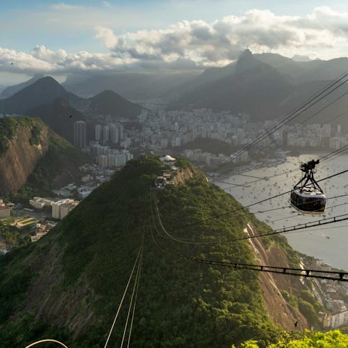 Rio de Janeiro, Brazil - Sugarloaf Mountain Cablecar