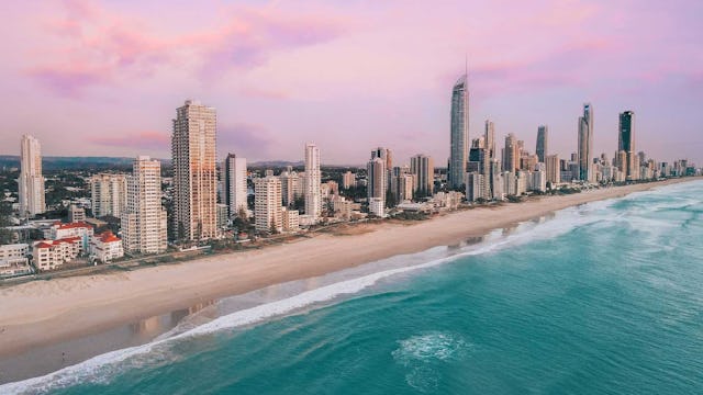 Surfers Paradise Beach, Queensland, Australia