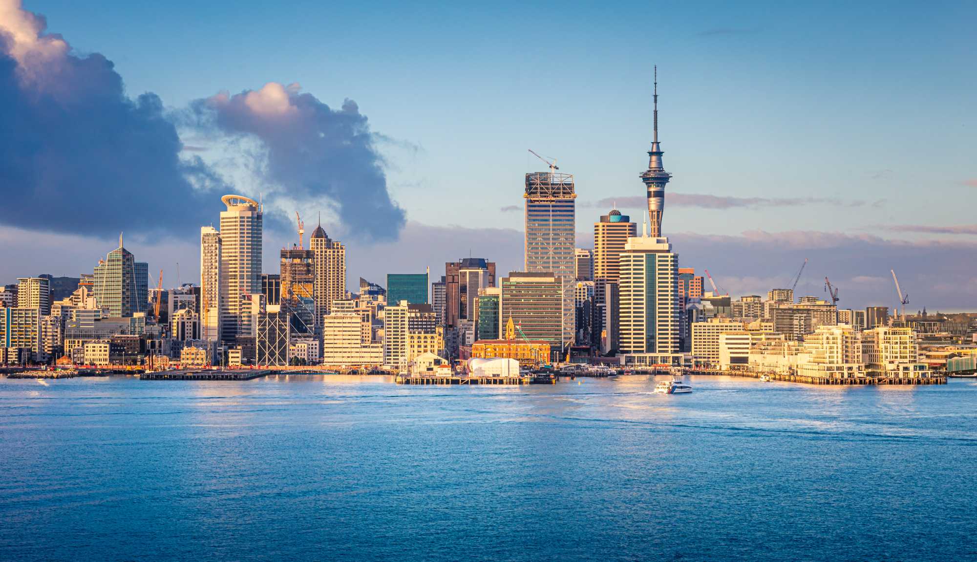 Auckland, New Zealand - Waterfront Skyline