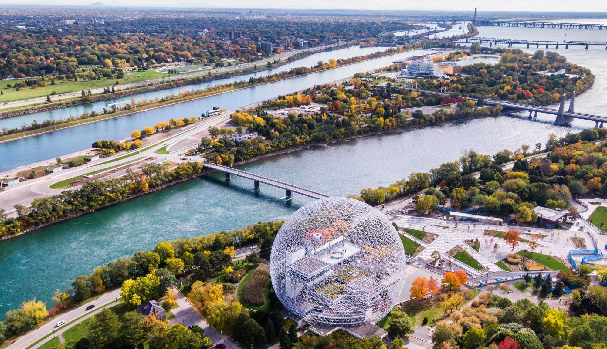 Montreal, Quebec - Montreal Biosphere River