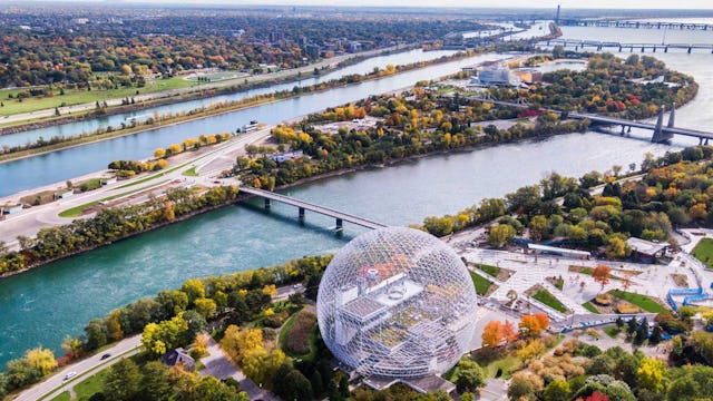 Montreal, Quebec - Montreal Biosphere River