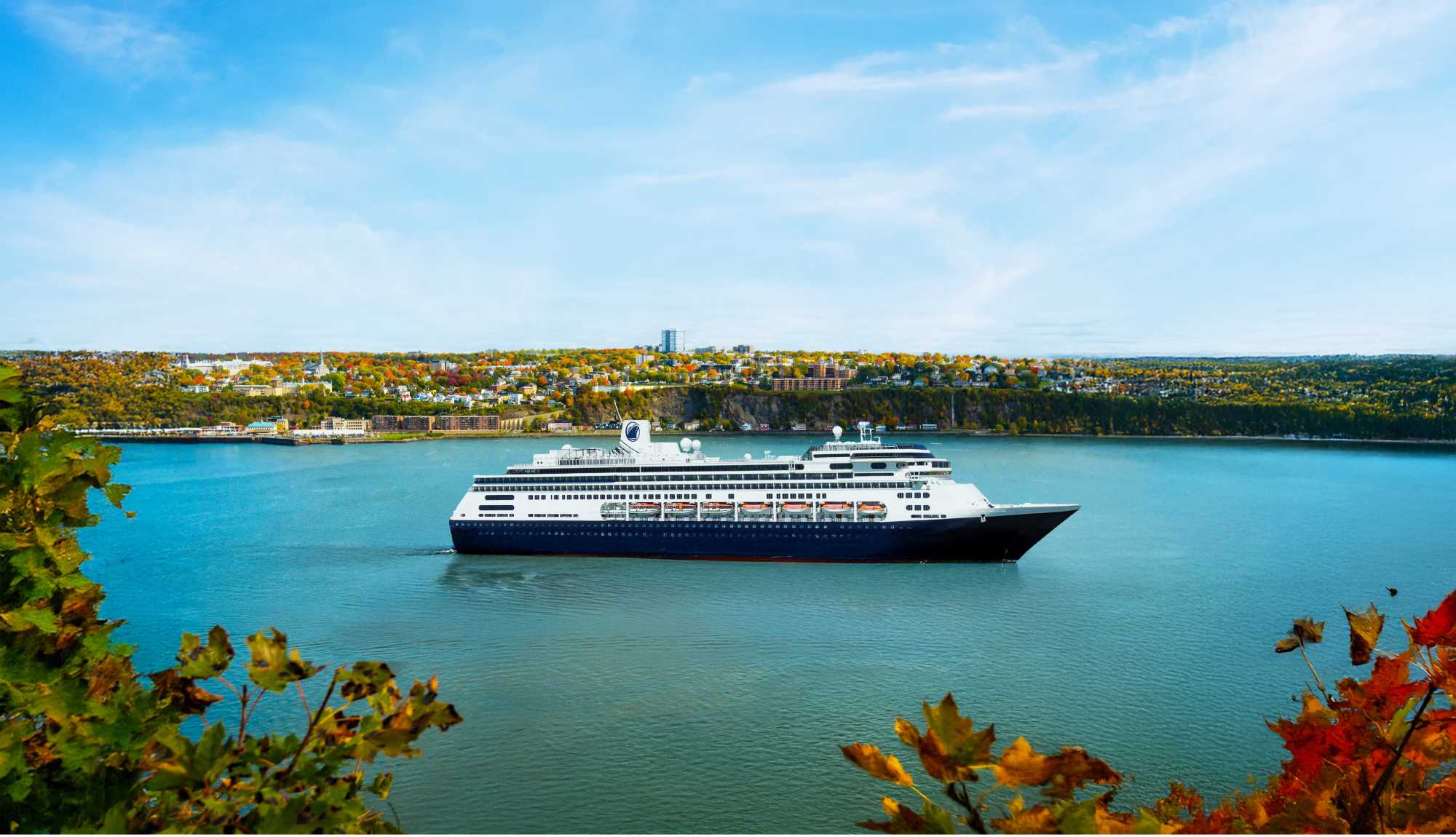 Holland America - Volendam on St Lawrence River