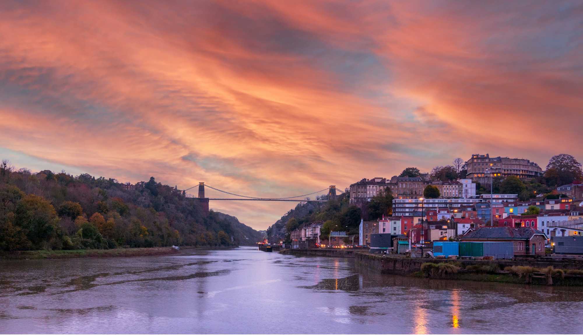 Bristol - Clifton Suspension Bridge Sunset