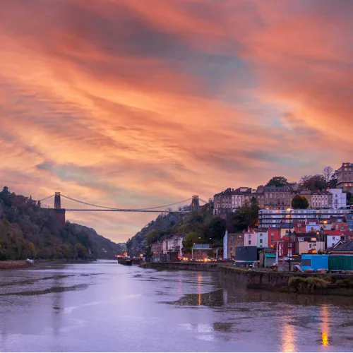 Bristol - Clifton Suspension Bridge Sunset