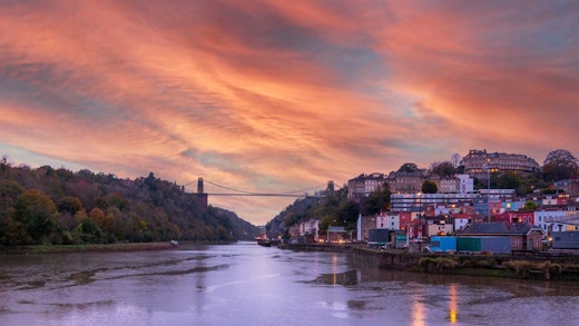 Bristol - Clifton Suspension Bridge Sunset