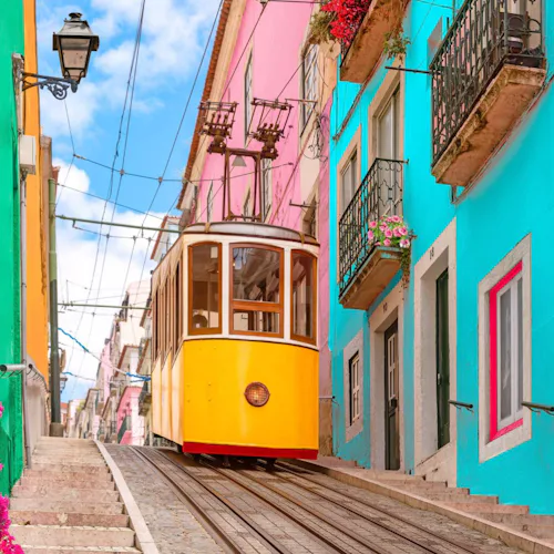 Lisbon, Portugal - Yellow Tram