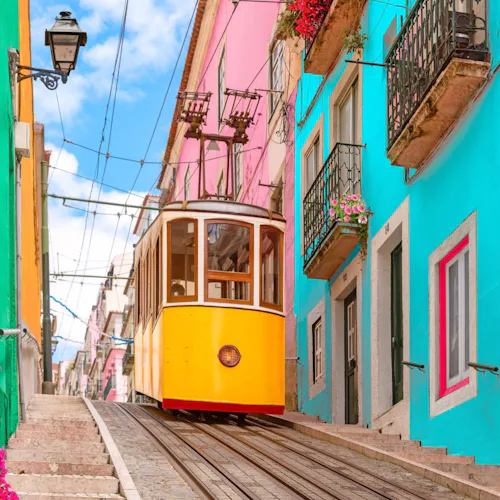 Lisbon, Portugal - Yellow Tram