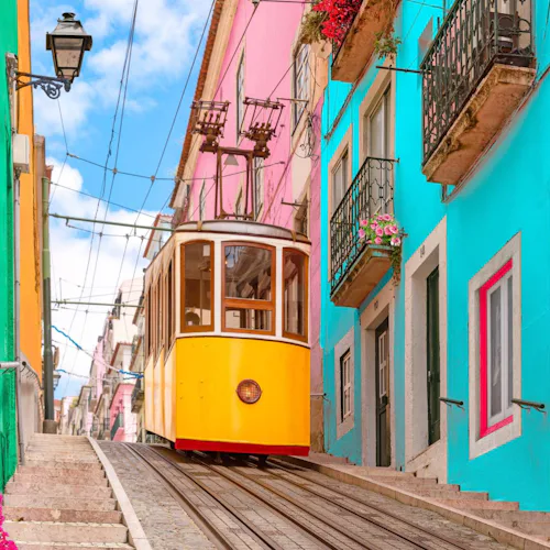 Lisbon, Portugal - Yellow Tram