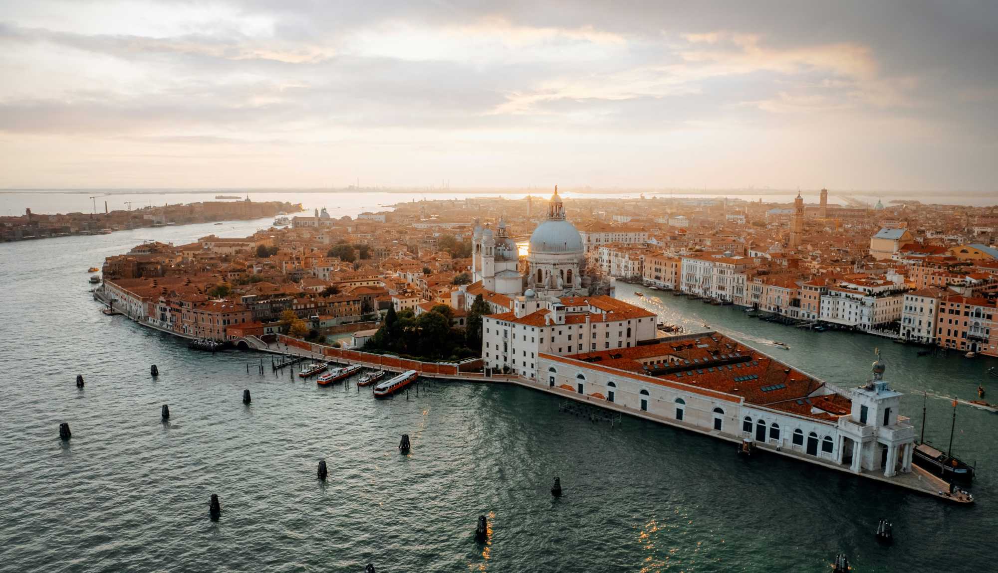 Venice, Italy - Aerial View