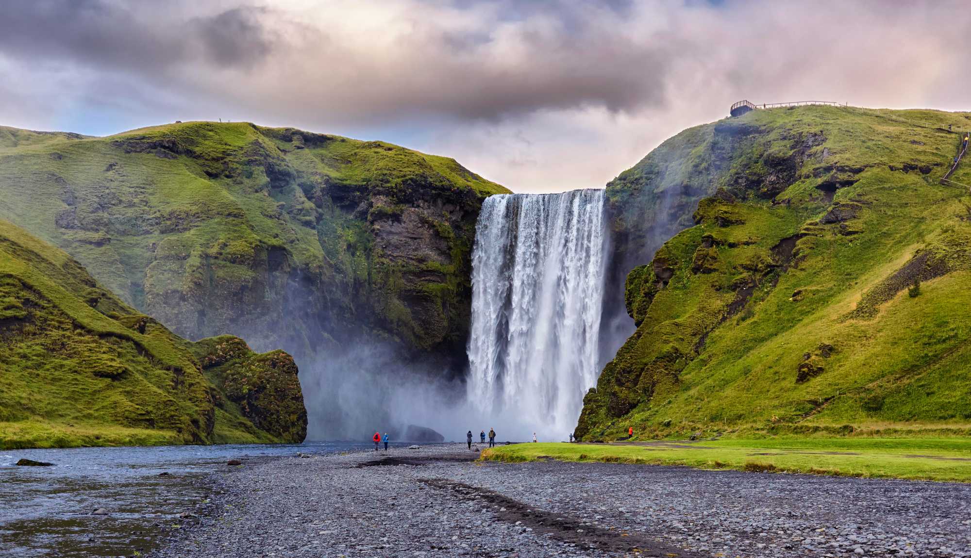 Reykjavik, Iceland - Skogafoss Waterfall