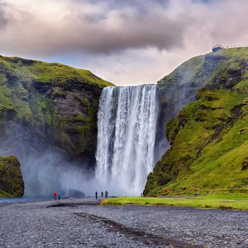 Reykjavik, Iceland - Skogafoss Waterfall