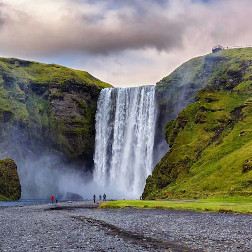 Reykjavik, Iceland - Skogafoss Waterfall